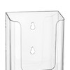 ogoPLUS DIN long wall brochure holder, portrait format, brochure holder,