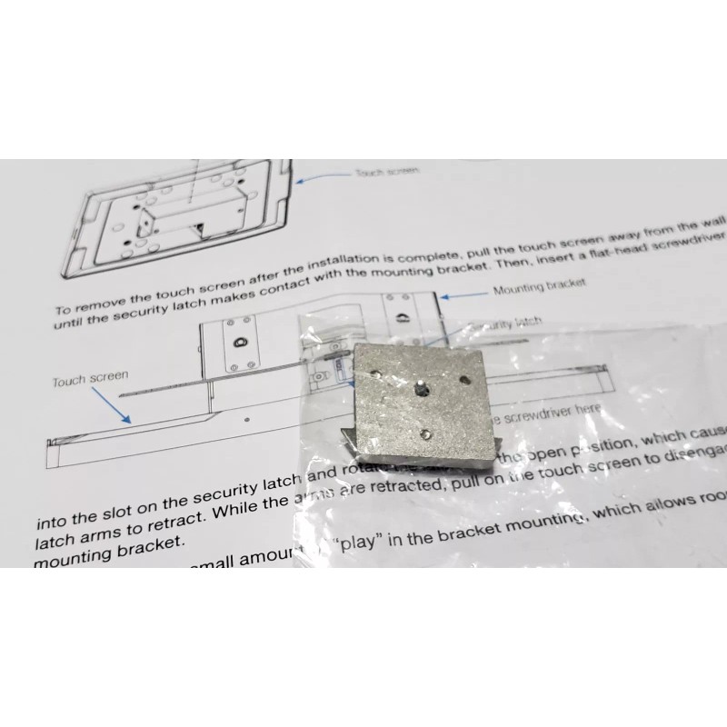 Crestron TSW-760 / 1060 Touchscreen Security Latch