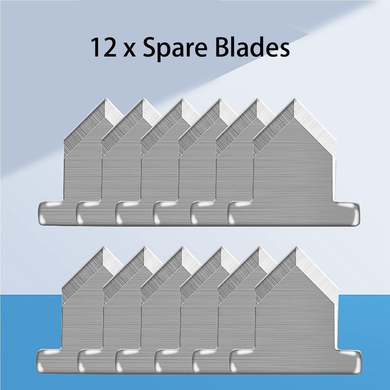 Cable Conduit Cutter with 12 Interchangeable Blades, Fiber Optic Tool,