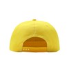 Underground Kulture Plain Flat Peak Snapback Baseball Cap Yellow