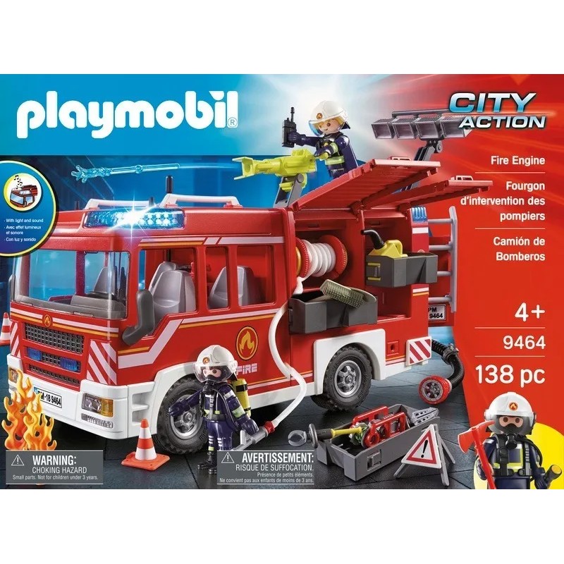 Playmobil City Action Camión De Bomberos 3+