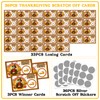 GMEMNOV Thanksgiving Scratch Off Game Cards - 36PCS Find The
