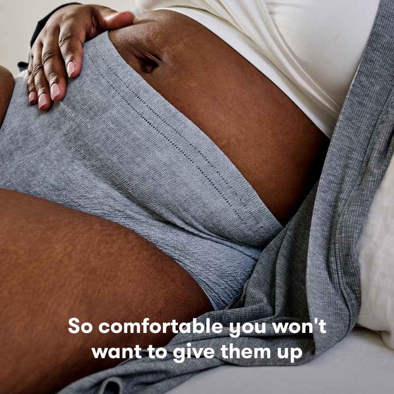 Frida Mom Postpartum Underwear, Disposable C-Section Panties, High-Waist, Seamless, Stretch