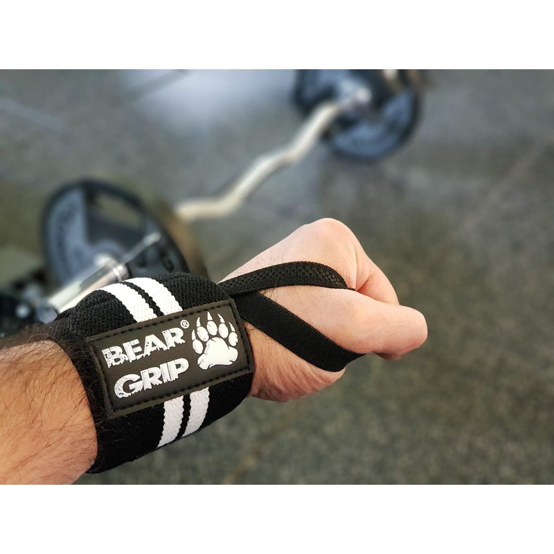 BEAR GRIP - Weight lifting wrist support wraps (Sold in