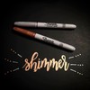 Sharpie Metallic Permanent Markers - Fine Point - Bronze -