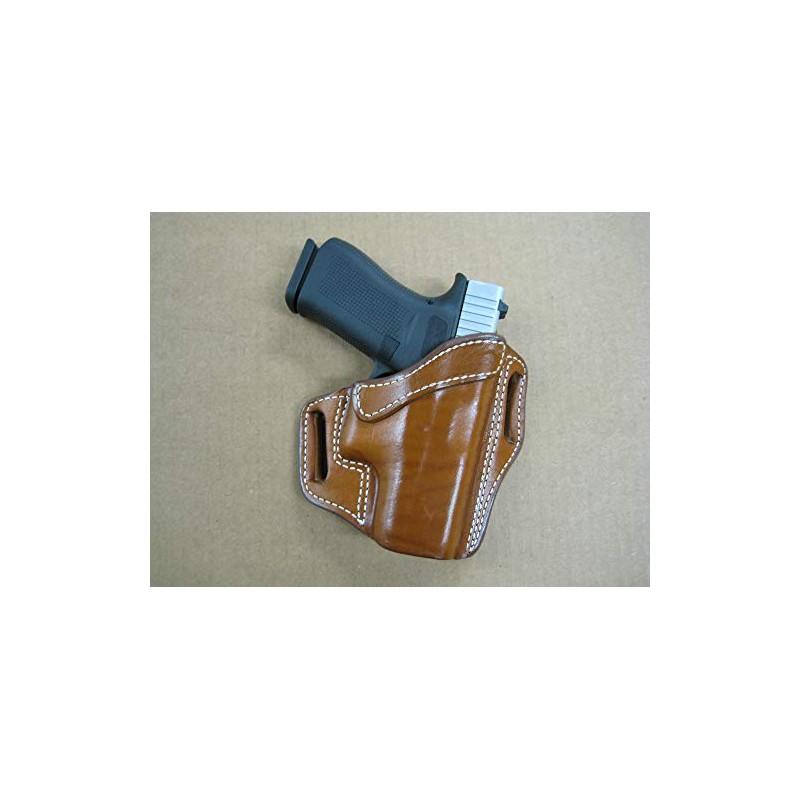 Azula OWB Leather 2 Slot Molded Pancake Belt Holster for