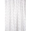 Croydex AE543440 Silver Mosaic Fully Waterproof PVC Shower Curtain, 1800
