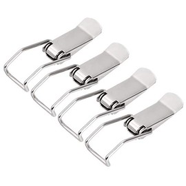 sourcing map 2.87-inch Iron Spring Loaded Toggle Latch Catch Clamp Clip for Trunk Case Box Chest - 4 Pcs