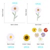 Woohome 35 PCS Mix Flower Iron On Patches Daisy Flower
