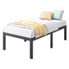 QEROMY Twin XL Bed Frames - 18 in Sturdy Platform