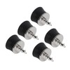 5 PCS Golf Ball Suction Cup Silicone Zinc Alloy Golf