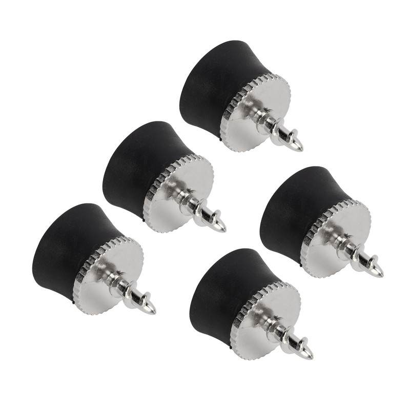 5 PCS Golf Ball Suction Cup Silicone Zinc Alloy Golf