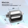 4 Pcs Steel Micro Rollers, 2 Inches Roller Heavy Duty