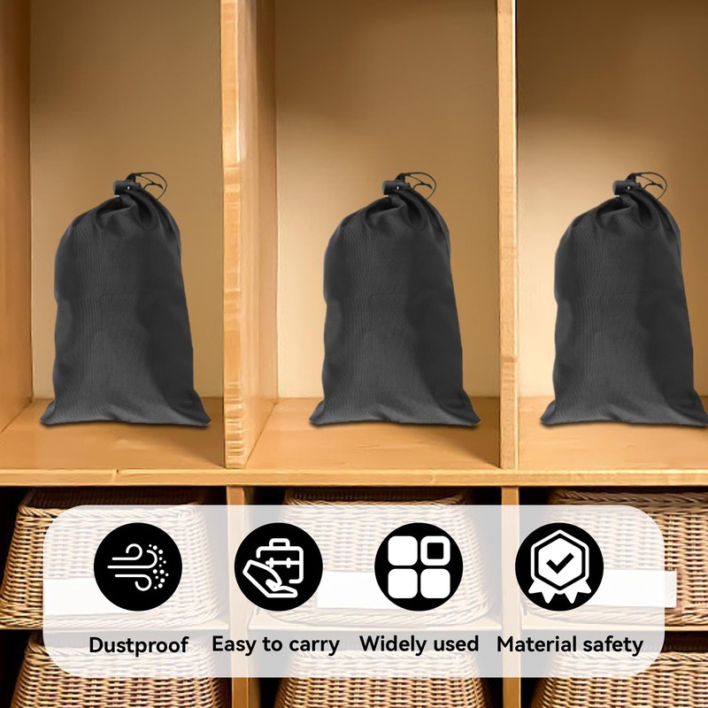 Pack of 10 Drawstring Storage Bag, Shoe Bag, Small Bag