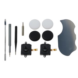 JRSHOME Upgraded Joystick Replacement Kit for Oculus Quest 2 Controller, Accessories for Oculus Quest 2 Controller and Meta Quest 2 Controller(Black-11-in-1)