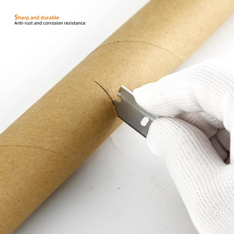EHDIS Pack of 100 stainless steel replacement blades, razor blades,