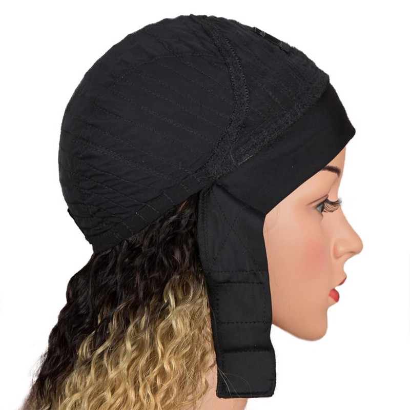 GzorOuzr 1B27 Curly Wave Headband Human Hair Wigs Ombre Brazilian