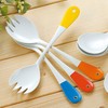 Enameled Cutlery Salad Fork Couleur Yellow