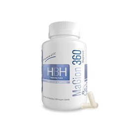 MaGion 360 | Magnesio Complex con 7 Tipos + Vitamina C | 60 cápsulas de 850 mg | 30 porciones | Suplemento Alimenticio