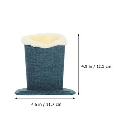 OATIPHO Soft Eyeglass Pouch Winter Storage Glasses Pouch Holder Pouch for Glasses Screen Cleaning Bag Eyewear Stand Case for Desks, Nightstands