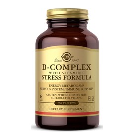 Solgar B-Complex with Vitamin C 250 Count (Pack of 1),Exp 09/2026