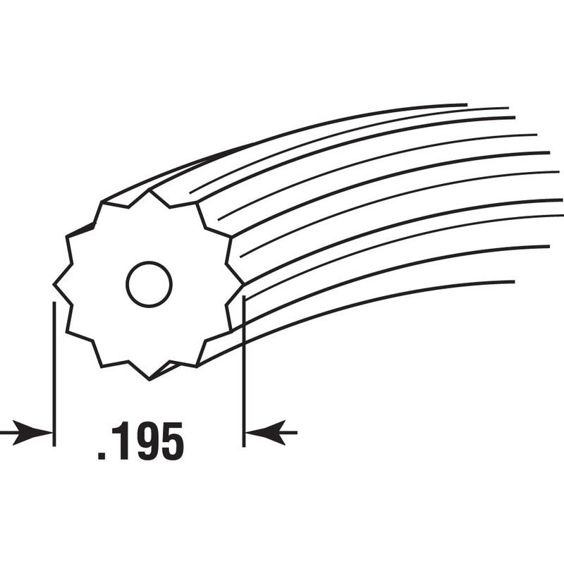 Prime-Line P 7950 Screen Retainer Spline, 0.195 In., 25 ft.,