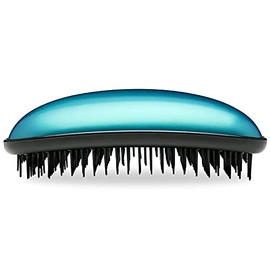 DETANGLER Fuchsia Satin-Entwirrungsbürste. Originalgröße.