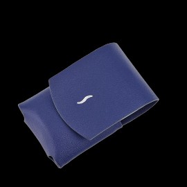 S.T. Dupont Leather Case Pouch For the Minijet Lighter, Blue, 183051, New In Box