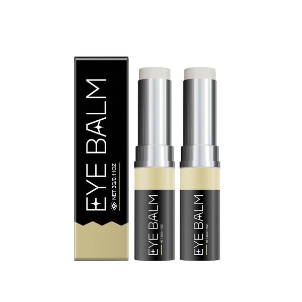 2Pcs Under Eye Balm Stick for Eye Bags, for Under