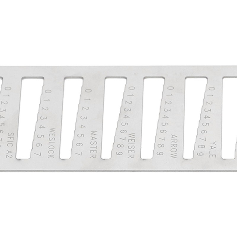 Key Decoder Spring Steel High Accuracy Portable Multifunctional 8 in