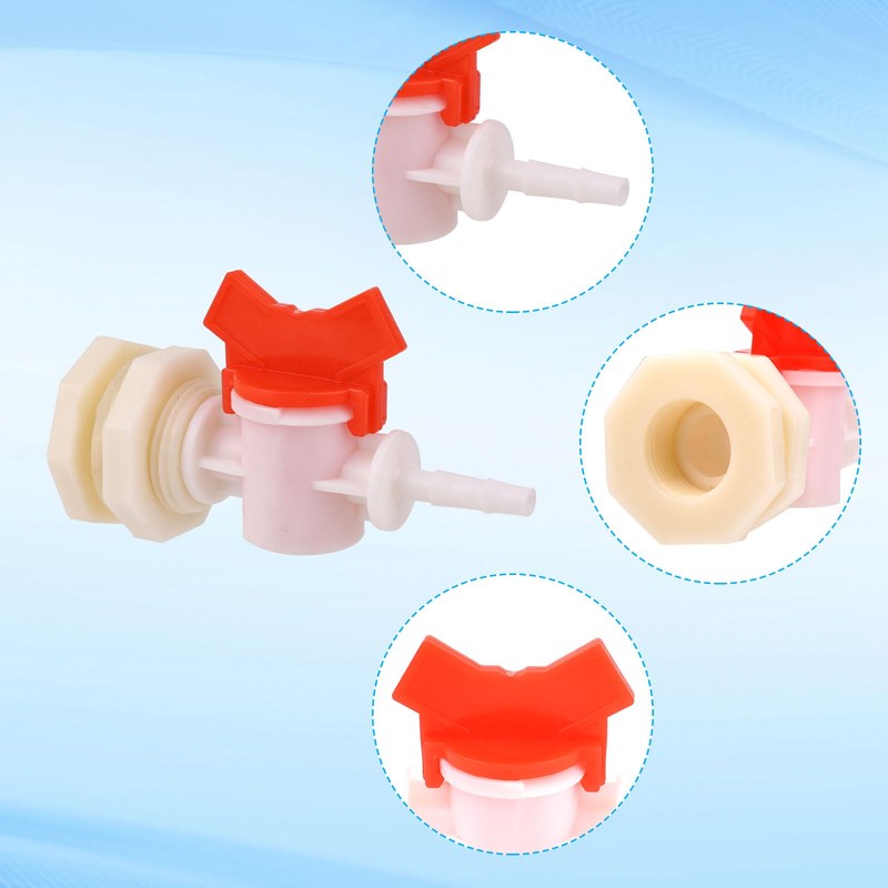 2pcs Rabbit Watering System Bucket Connector Kit to ID 5/16"