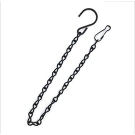 Outus Hanging Chain for Hanging Bird Feeders, Birdbaths, Planters and Lanterns, 4 Pack (9.5 inch, Black)