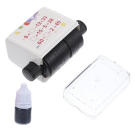 Operitacx 1 Set Teaching Stamps for Addition and Subtraction Role Teaching Stamps Children Stamps Math Scroll Stamp Stamps for Primary School Teachers Number Scroll Wheel Math Question Seal PP