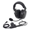 Overhead Walkie Talkie Headphones, Foldable Noise Cancelling Headset with Push