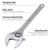 Olympia Tools 24" Adjustable Wrench, Heavy Duty Drop Forged Steel,