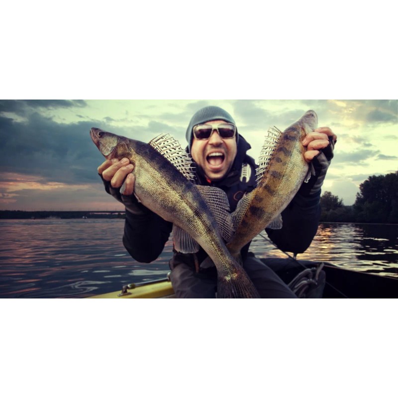 Dynamic Lures Micro Swimbait, Paddle Tail MICRO ATTACK (Pink) 1.5"