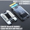 LIUGX Badge Holder, ID Card Holder with Metal Clip -