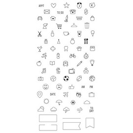 Simple Stories Carpe Diem Photopolymer Clear Stamps-Get It Done