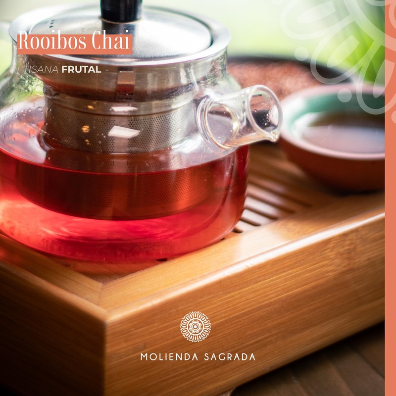 Molienda Sagrada, Rooibos Chai, 15 sachets biodegradables