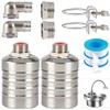 2pack Automatic Float Valve,1/2" to 3/4'' Water Level Floats 304
