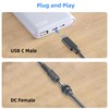 Jadebones 0.5M/1.6FT USB C Male to DC Female Power Cable