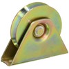 ALEKO WHEEL4INCHVG V Groove Wheel for Sliding Rolling Slide Chain Gear Rack Gate Track 4 Inch Diameter Gold