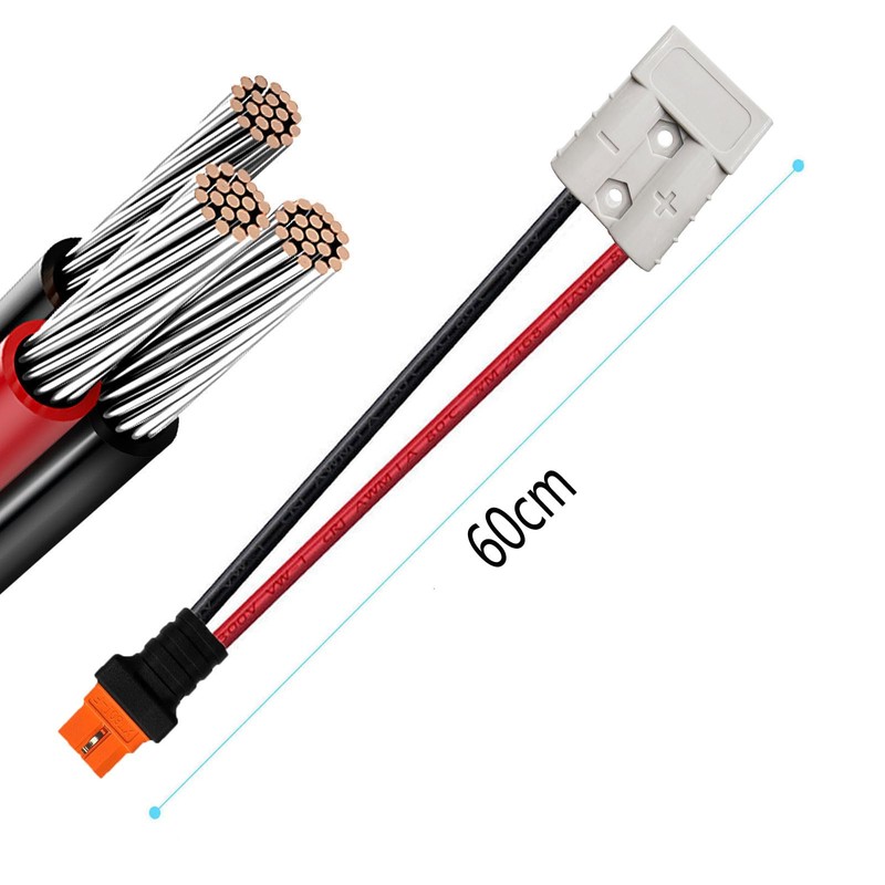 ZkeeShop Solar 50A auf XT60i Extension Cable 10AWG for Anderson
