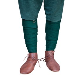 Burgschneider - Aki Wool Calf Wrap - Green (Standard, for Men & Women, Wool) Historical - Early Medieval, Viking