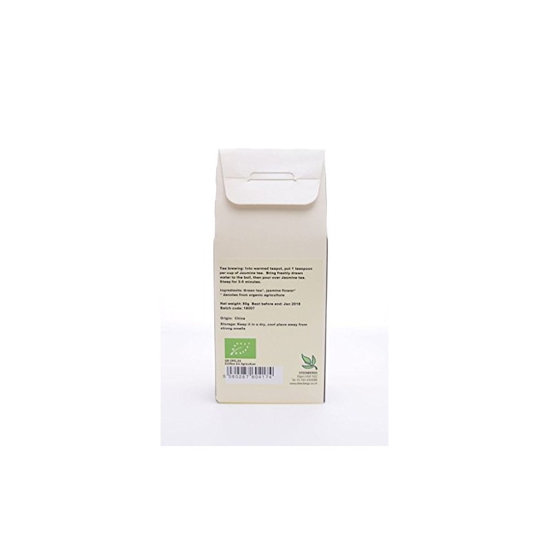 Steenbergs Organic Jasmine Green Tea - Loose Leaf - 80g