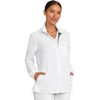 Healing Hands Scrub Jackets for Woman Zip-Front Utility Jacket with
