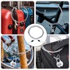 PZJFH 2Pcs 2M Security Bike Lock Cable Lightweight Wire Cable