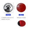 EDINGM 2 PCS Dogs Badge Rated 4x4 Metal Car Emblems,