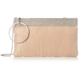 Kuko Women's Formal Bag, Party Bag, 2-Way Clutch Bag, Wedding, After-party, School Entrance, beige