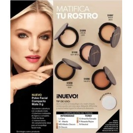 Polvo Facial Compacto Mate Jafra Tono Buff Mp22 9g